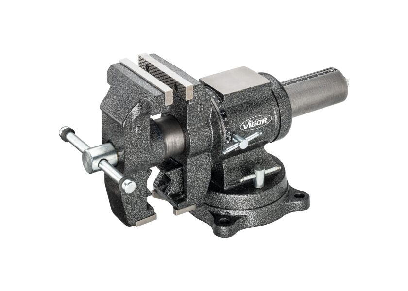 Dielenský zverák s otočnou základňou, 150mm - V6150N