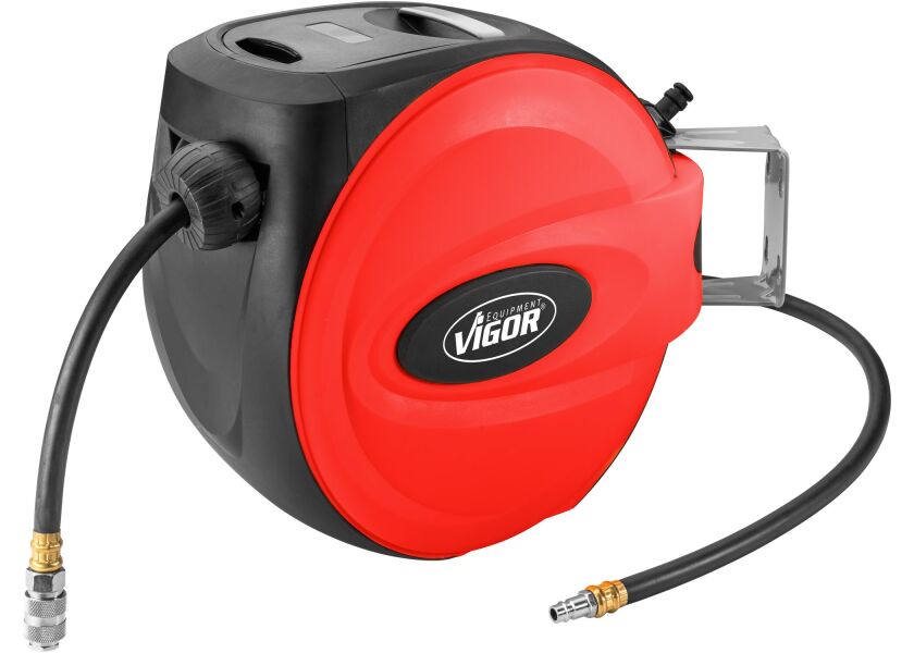 Samonavíjací bubon s hadicou pre stlačený vzduch 15m, priemer 10mm - V7143-10