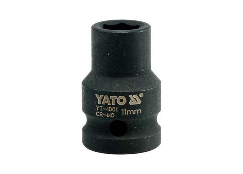 Šesťhranný nadstavec CrMo - 1/2 palca, 11 mm - YT-1001