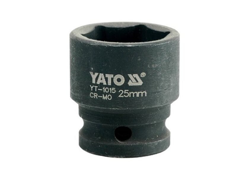 Šesťhranný nadstavec CrMo - 1/2 palca, 25 mm - YT-1015