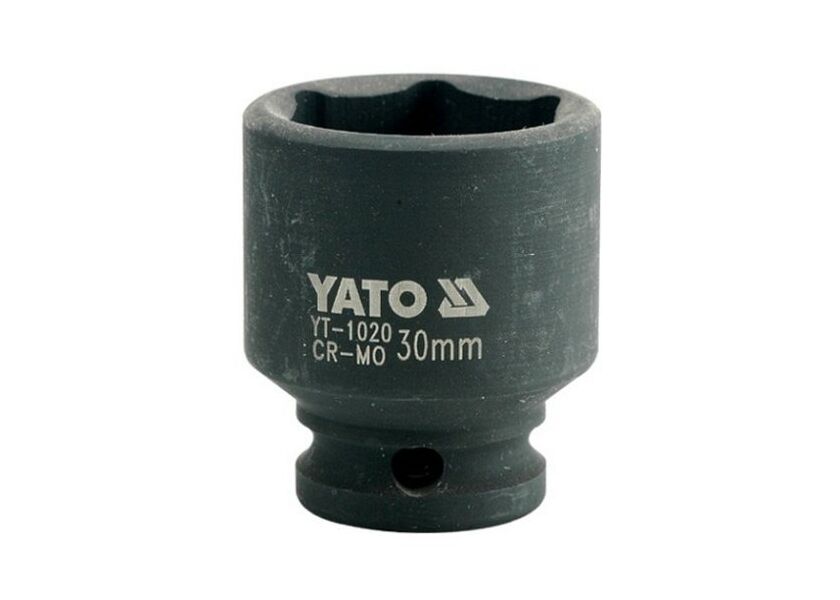 Šesťhranný nadstavec CrMo - 1/2 palca, 30 mm - YT-1020