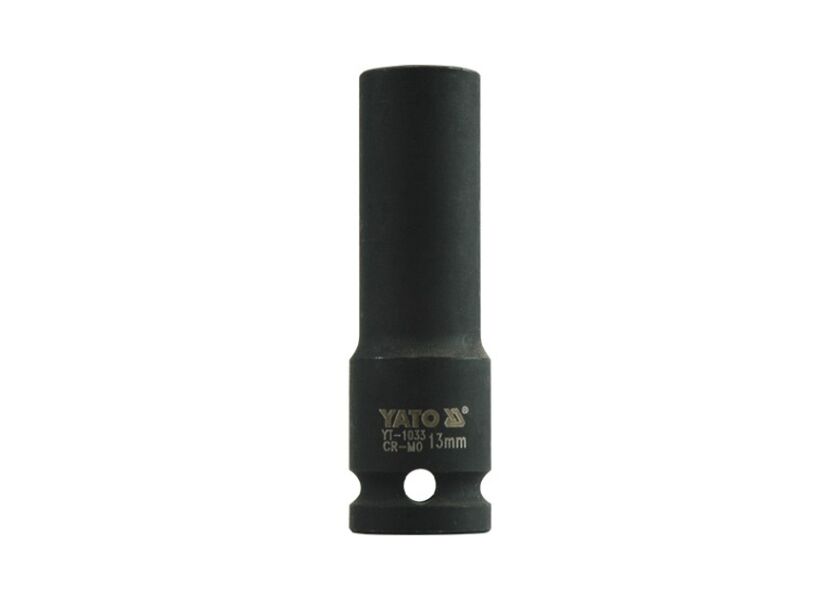Šesťhranný hlboký nadstavec CrMo - 1/2 palca, 13 mm - YT-1033