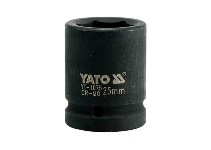 Šesťhranný nadstavec CrMo - 3/4 palca, 25 mm - YT-1075