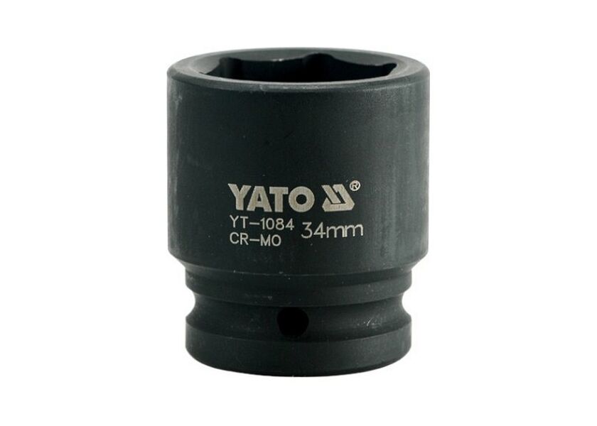 Šesťhranný nadstavec CrMo - 3/4 palca, 34 mm - YT-1084