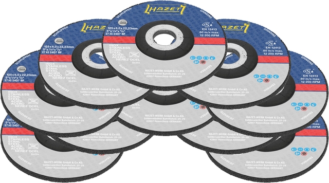 E-shop Hrubovací kotúč 125 x 6 x 22,23 mm pre brúsku 9233, 10 ks