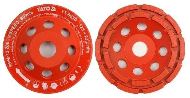 E-shop Kotúč diamantový 125 x 22,2 mm brúsny - YT-6030
