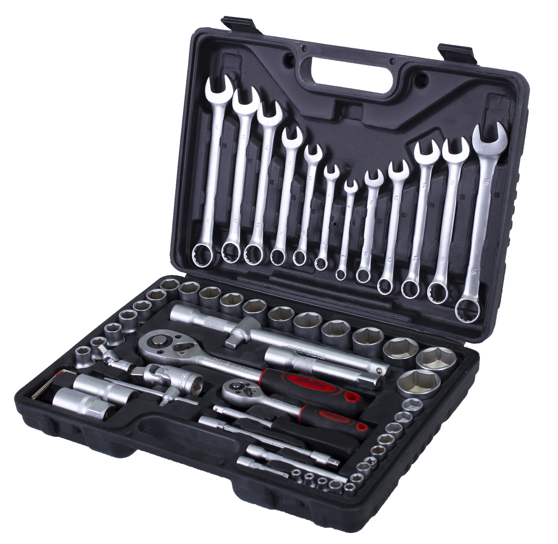 E-shop Gola sada s kľúčmi 1/4" a 1/2", 61 dielov - AH126P101