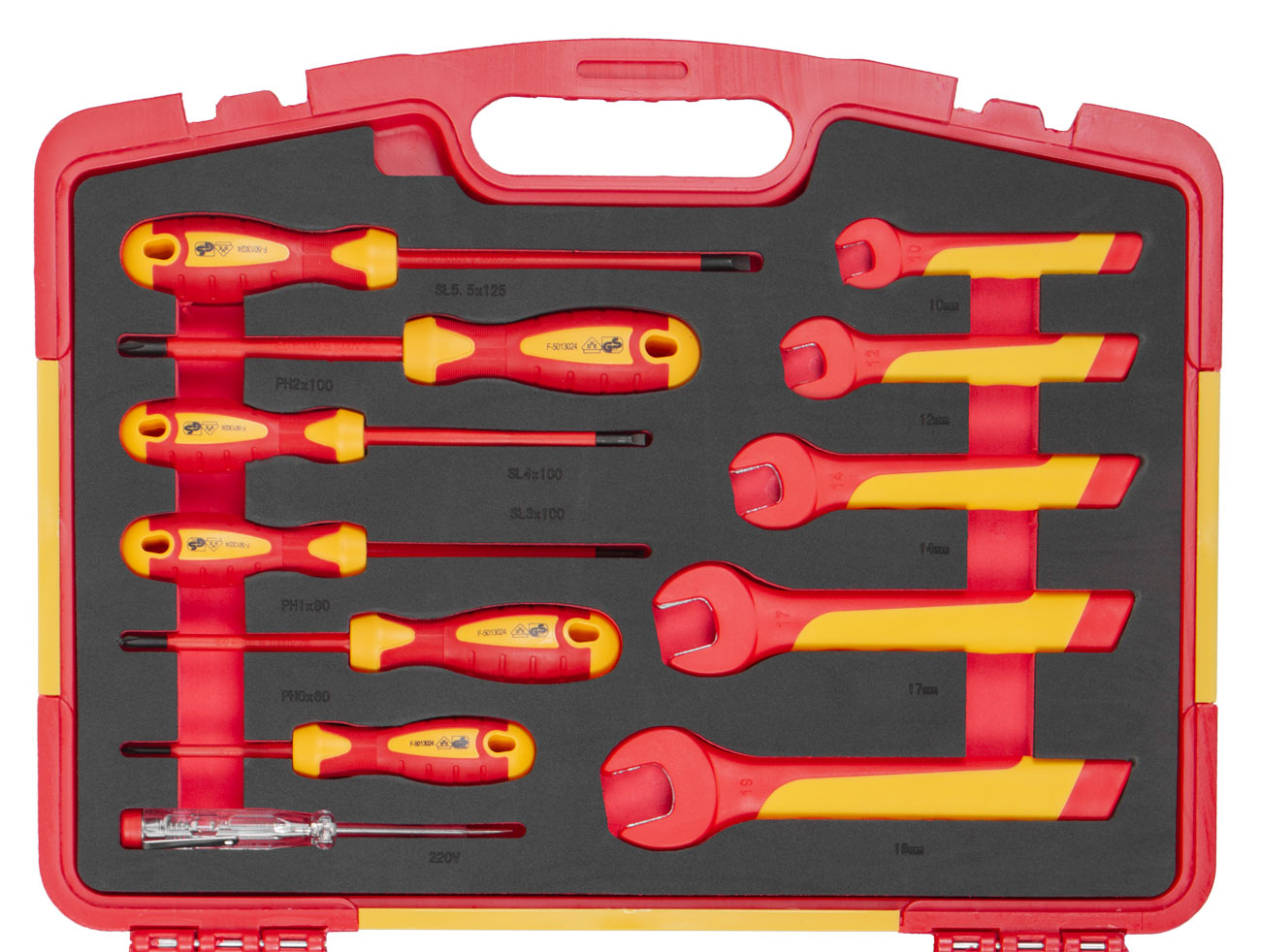 Sada VDE skrutkovačov a kľúčov Sada VDE skrutkovačov a kľúčov