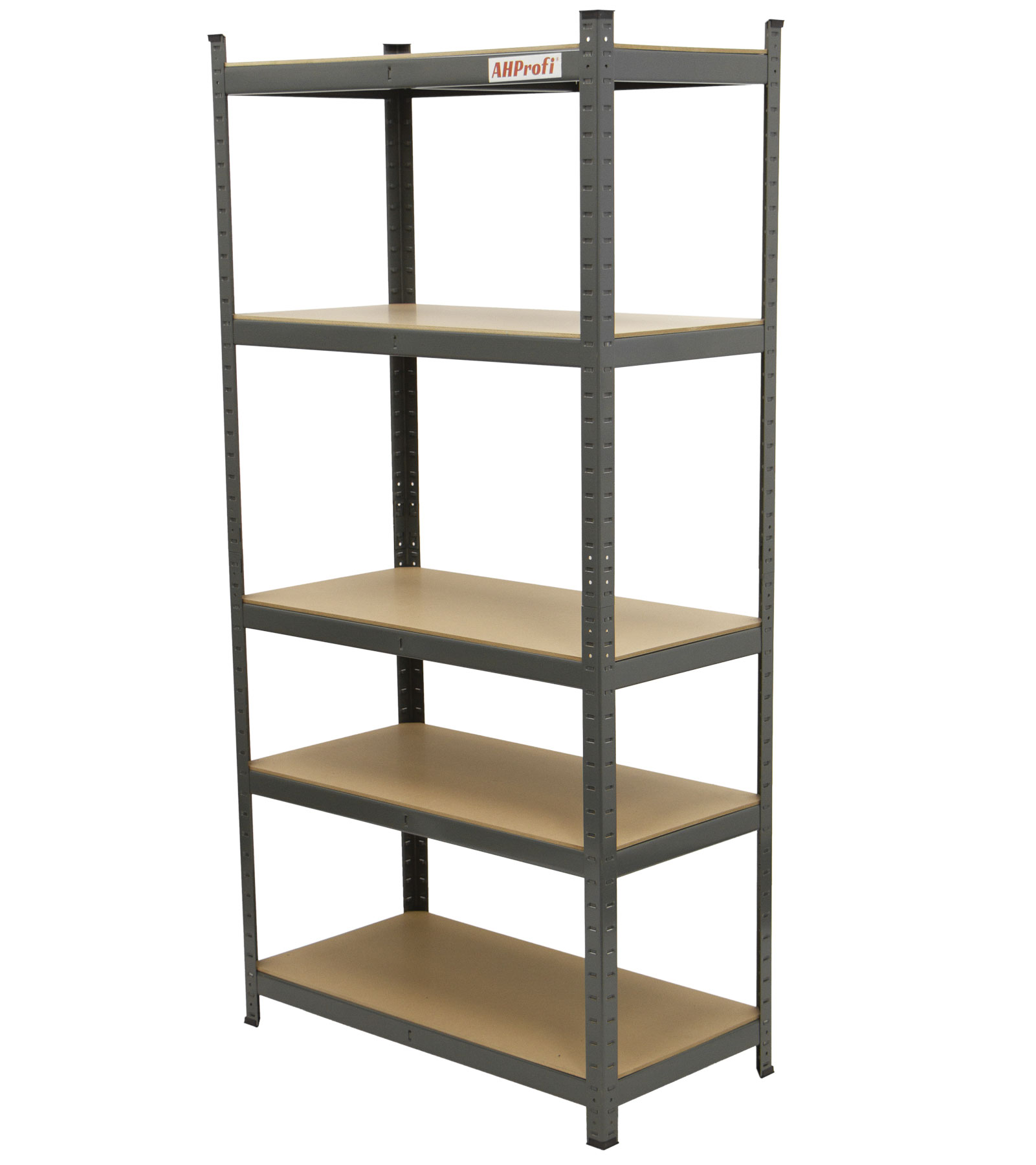 E-shop Policový regál, zosilnený, 5 políc, 900 x 450 x 1800 mm - AH3003