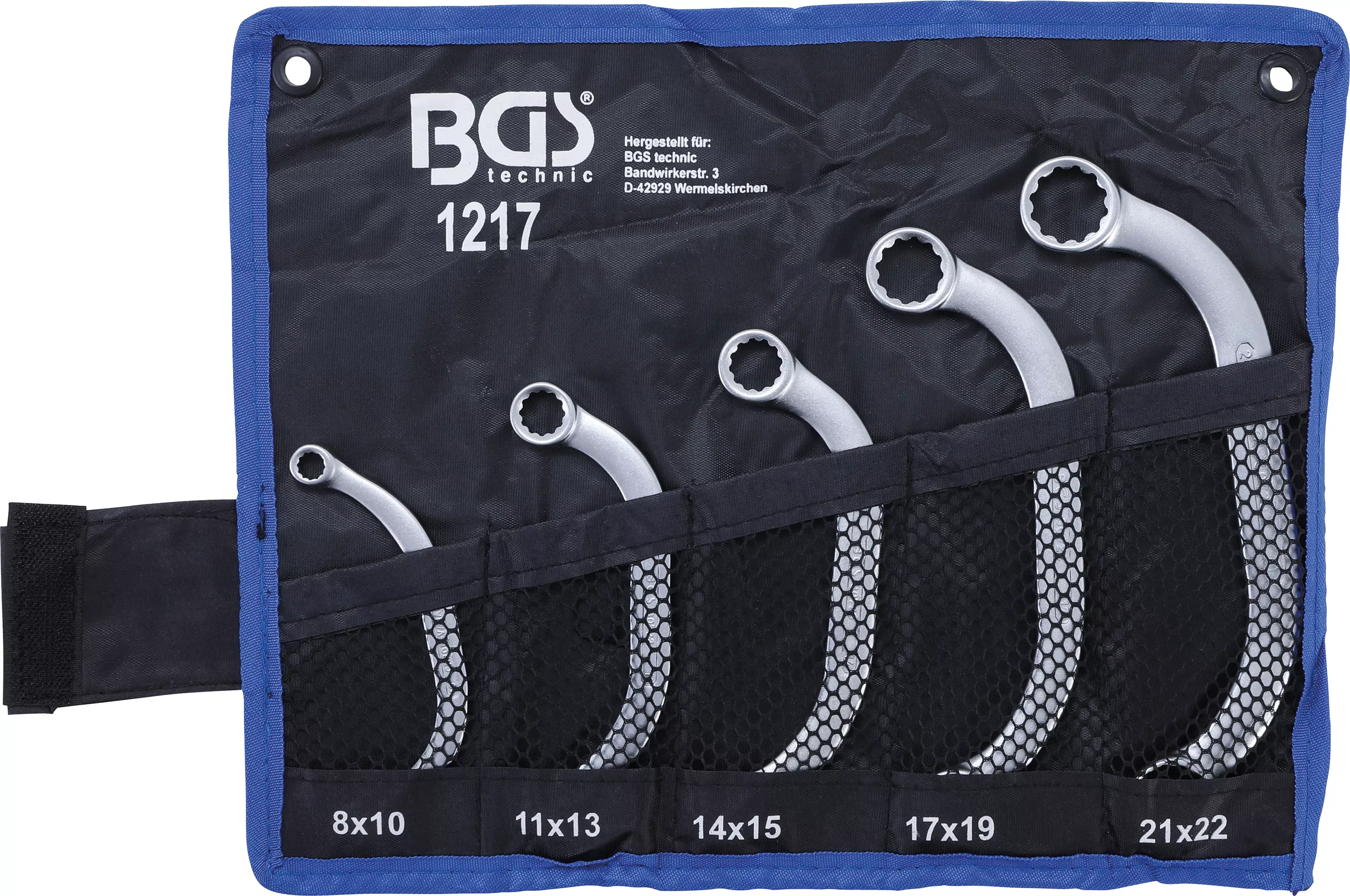E-shop Očkové kľúče, "C" profil, 5 ks - B1217