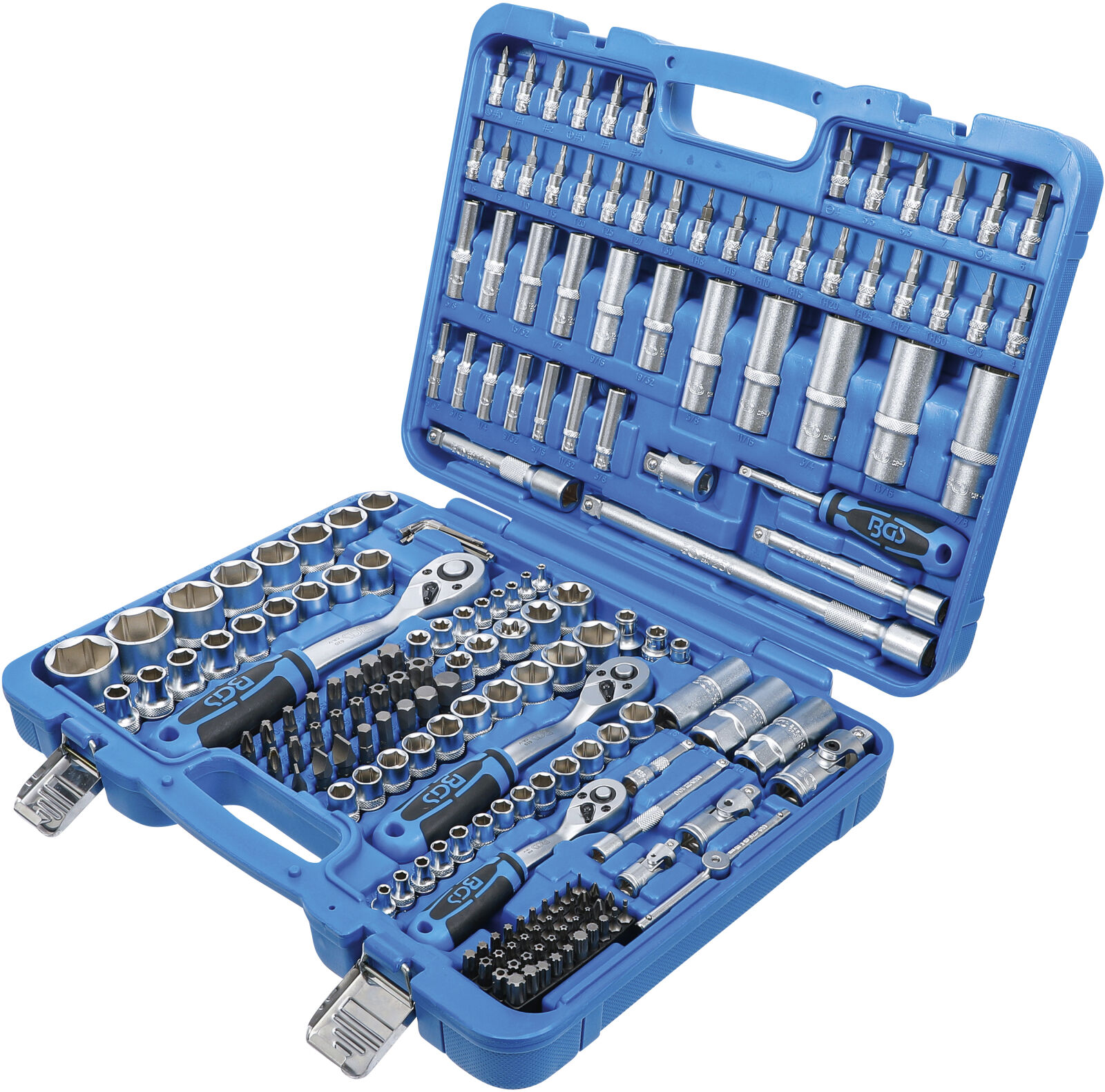 E-shop Gola sada, 1/4", 3/8", 1/2", palcová, 192 ks - BGS 2245