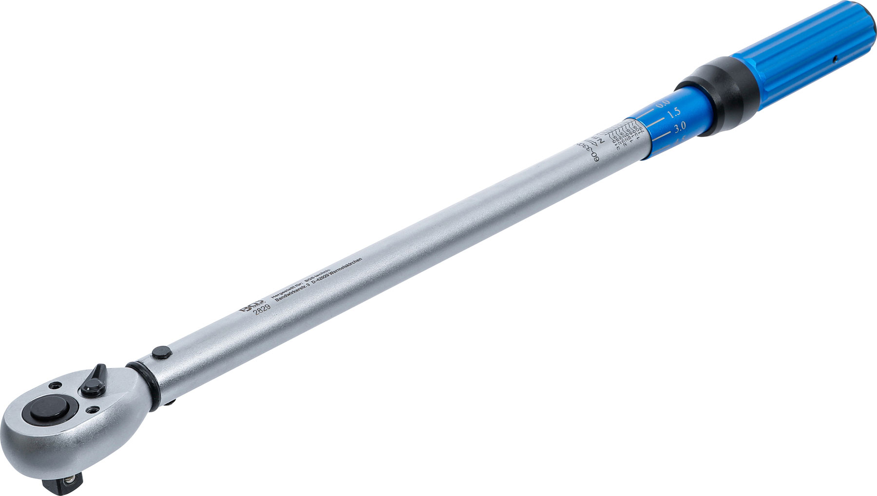 E-shop Momentový kľúč 1/2" s certifikátom, 60 - 330 Nm - B2829
