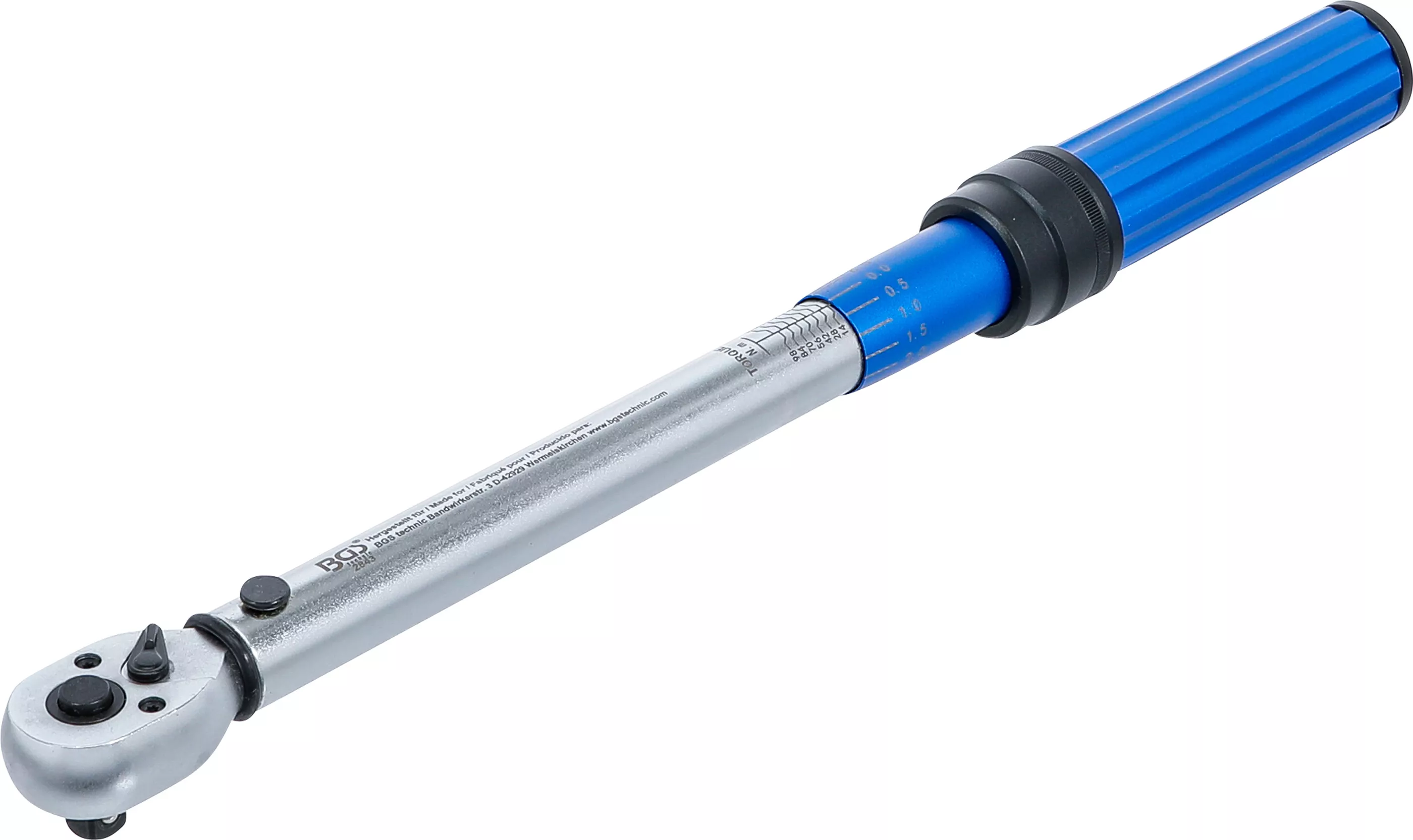 E-shop Momentový kľúč, 3/8" s certifikátom, 7 - 105 Nm - B2843