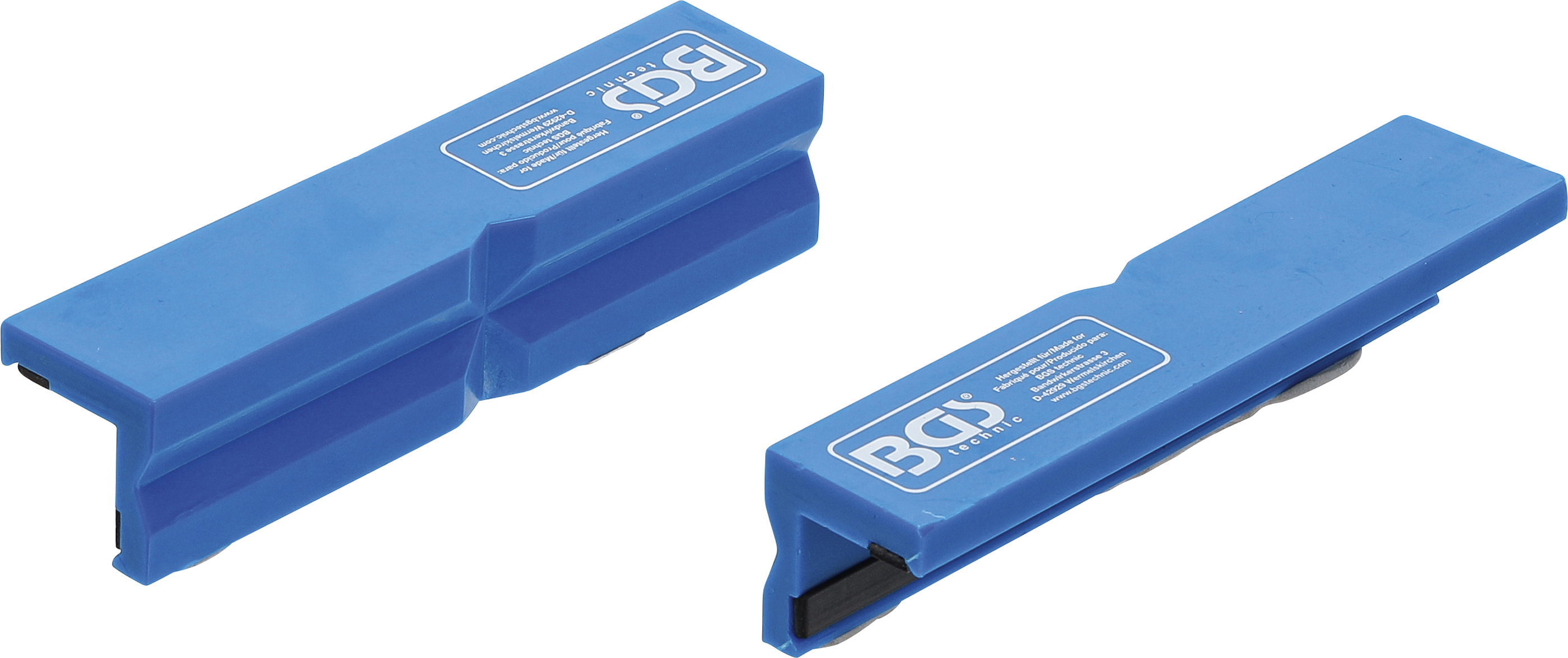 E-shop Čeľuste zveráka pre okrúhle predmety, magnetické, 125 mm, 2 ks - B3046