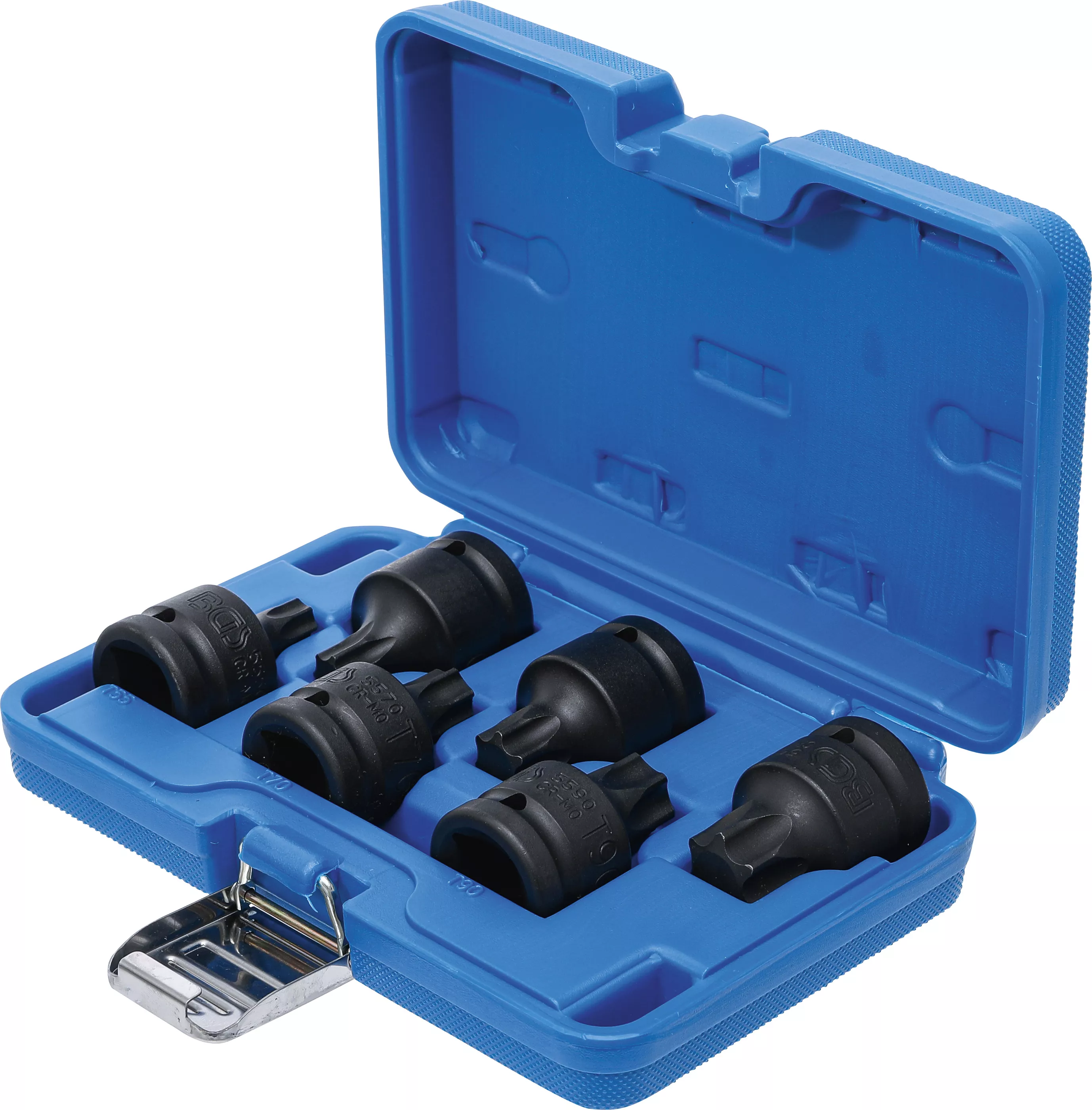 E-shop Sada nástrčných kľúčov, Torx, 3/4", T55 - T100, 6 ks - B5055