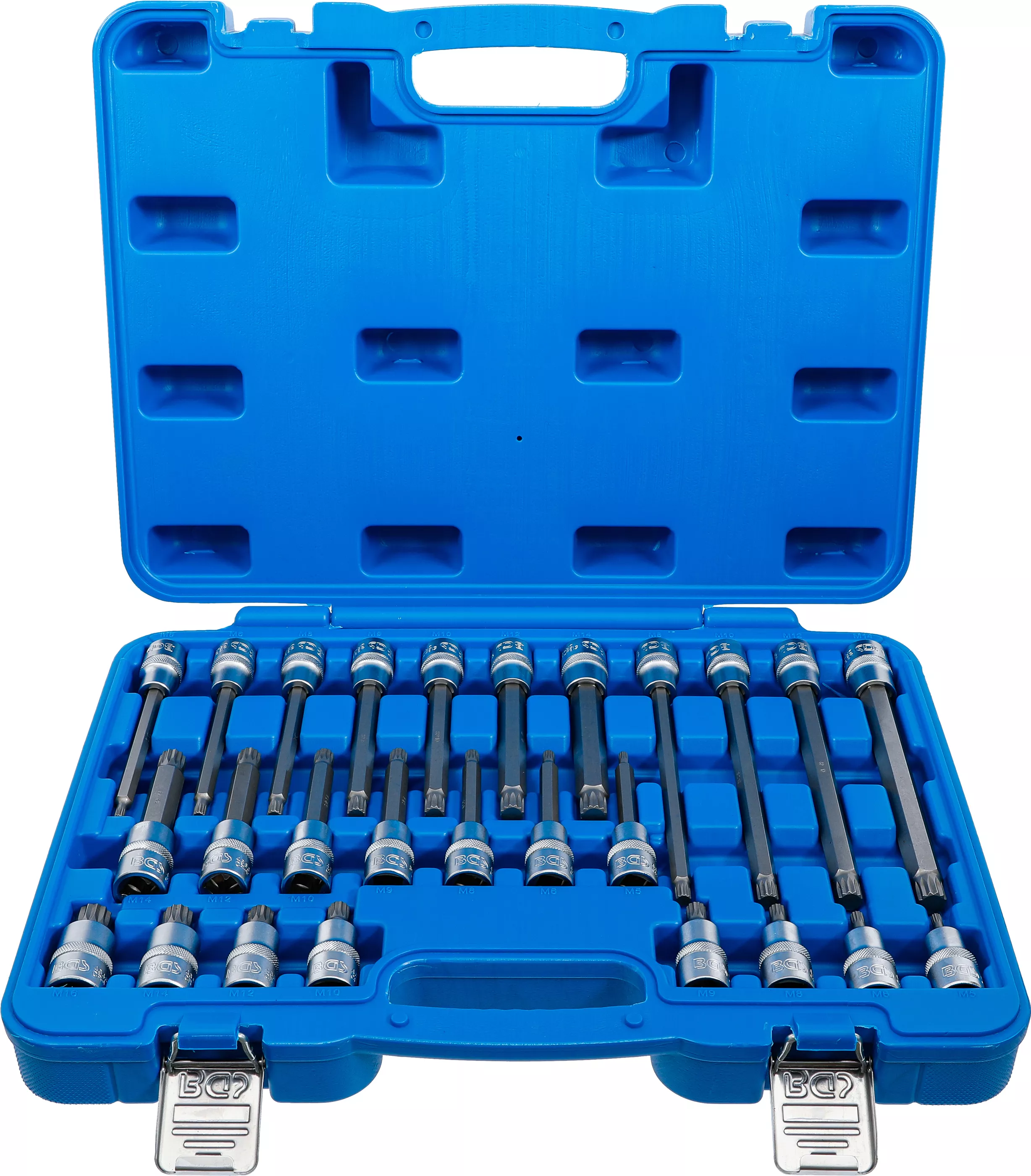 E-shop Sada nástrčných hlavíc s bitmi XZN, 1/2", M4 - M16, 26 ks, BGS - B5180