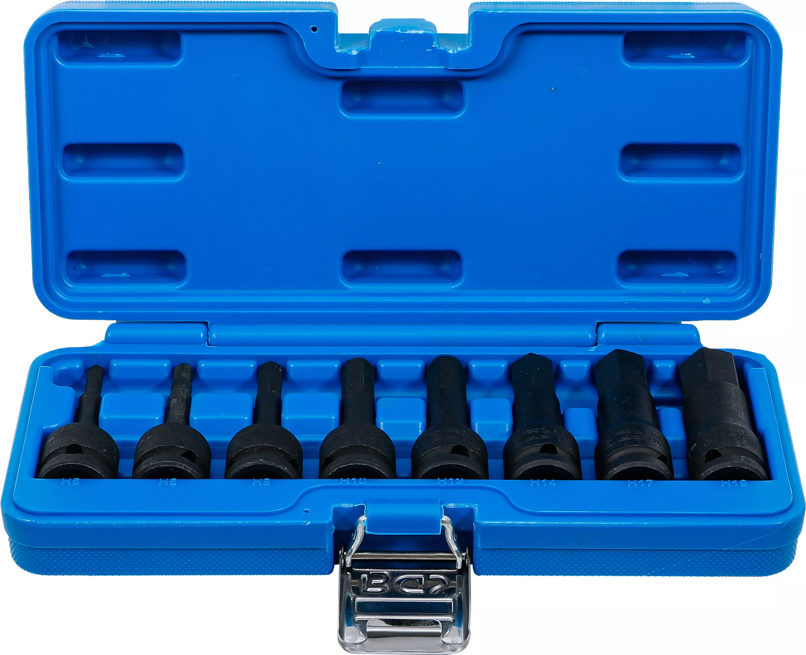 E-shop Sada vonkajších rázových nástrčných kľúčov HEX, 1/2 ", 5-19 mm, 8 ks - B5481