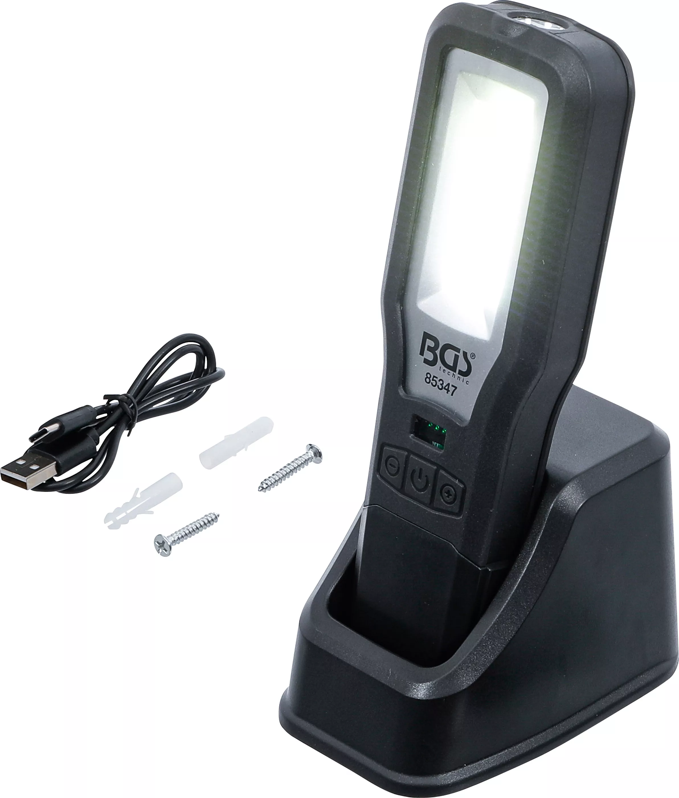 E-shop Pracovná COB LED svietilna, sklopná, 10 W - B85347