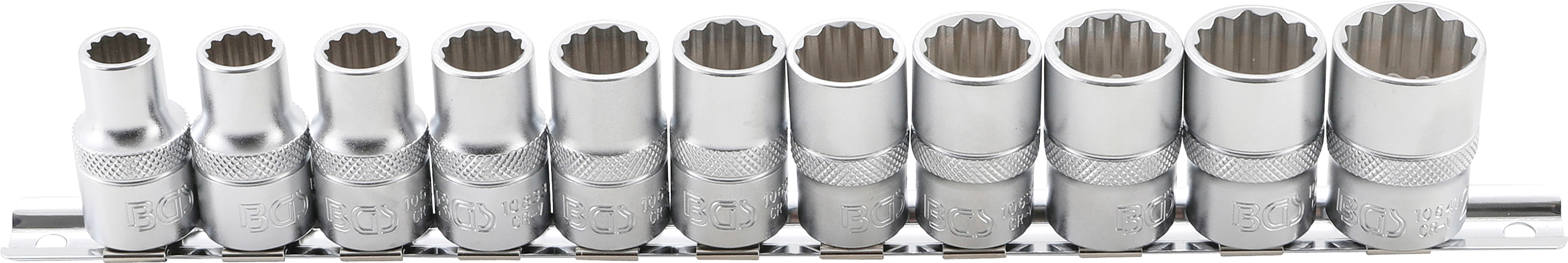 E-shop Nástrčné kľúče, dvanásťhranné, 1/2", 11 ks - B9107