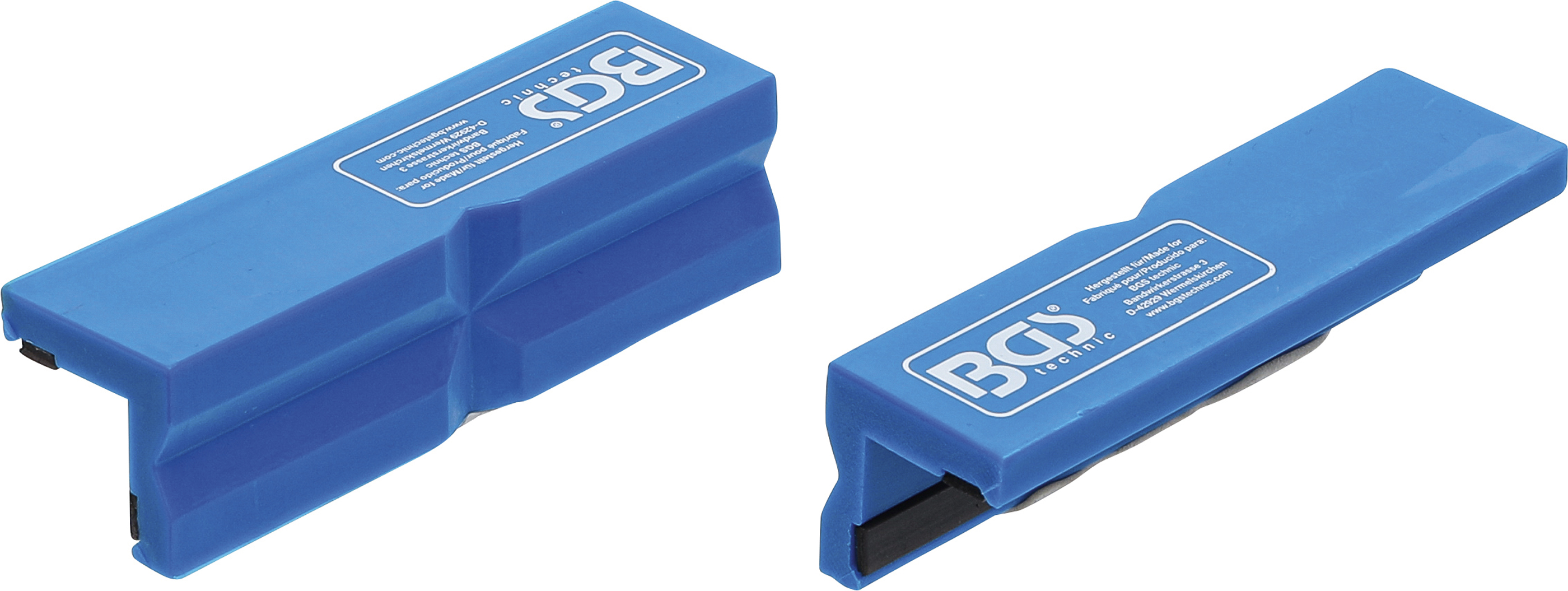 E-shop Čeľuste zveráka pre okrúhle predmety, magnetické, 100 mm, 2 ks - B9796