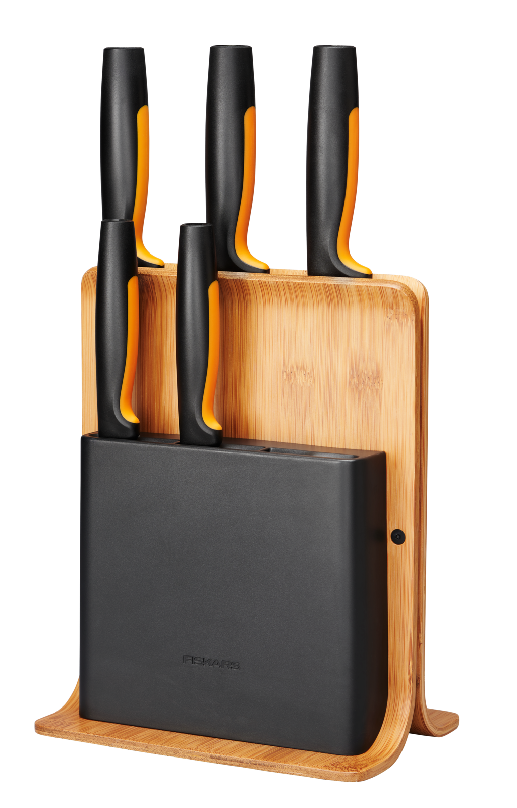 E-shop Sada nožov Fiskars Functional Form v bambusovom bloku, 5 ks - 1057552
