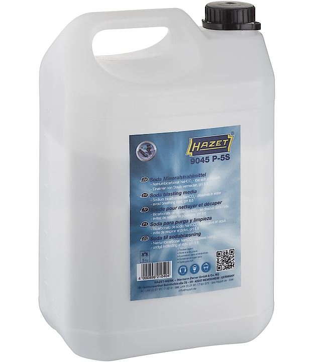 E-shop Sodový minerálny tryskací prostriedok Hazet 9045P-5S, 5 kg - HA210404