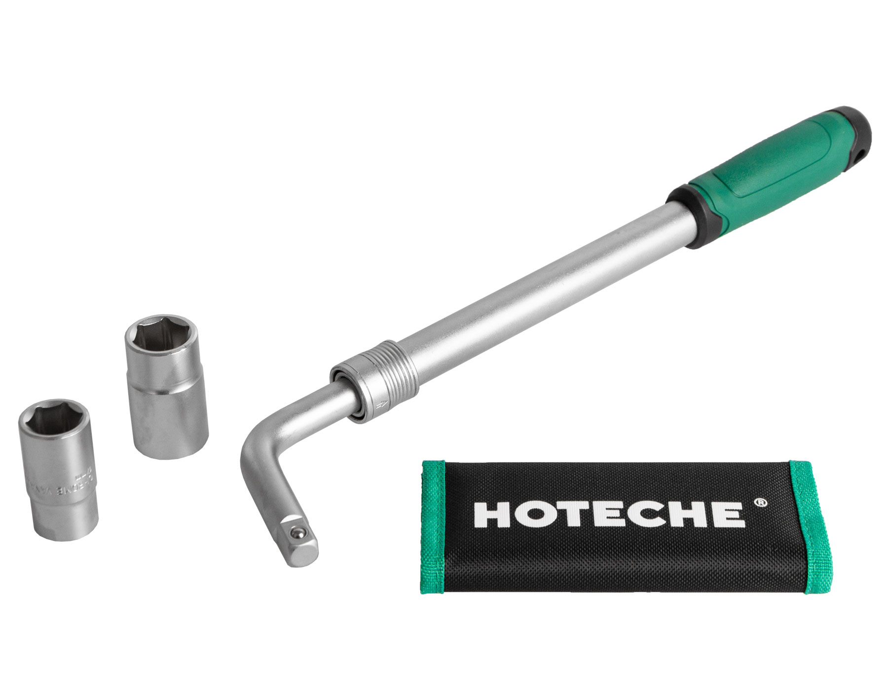 E-shop Teleskopický kľúč na kolesá, 380 - 520 mm, 17x19, 21x23 mm - HT191722