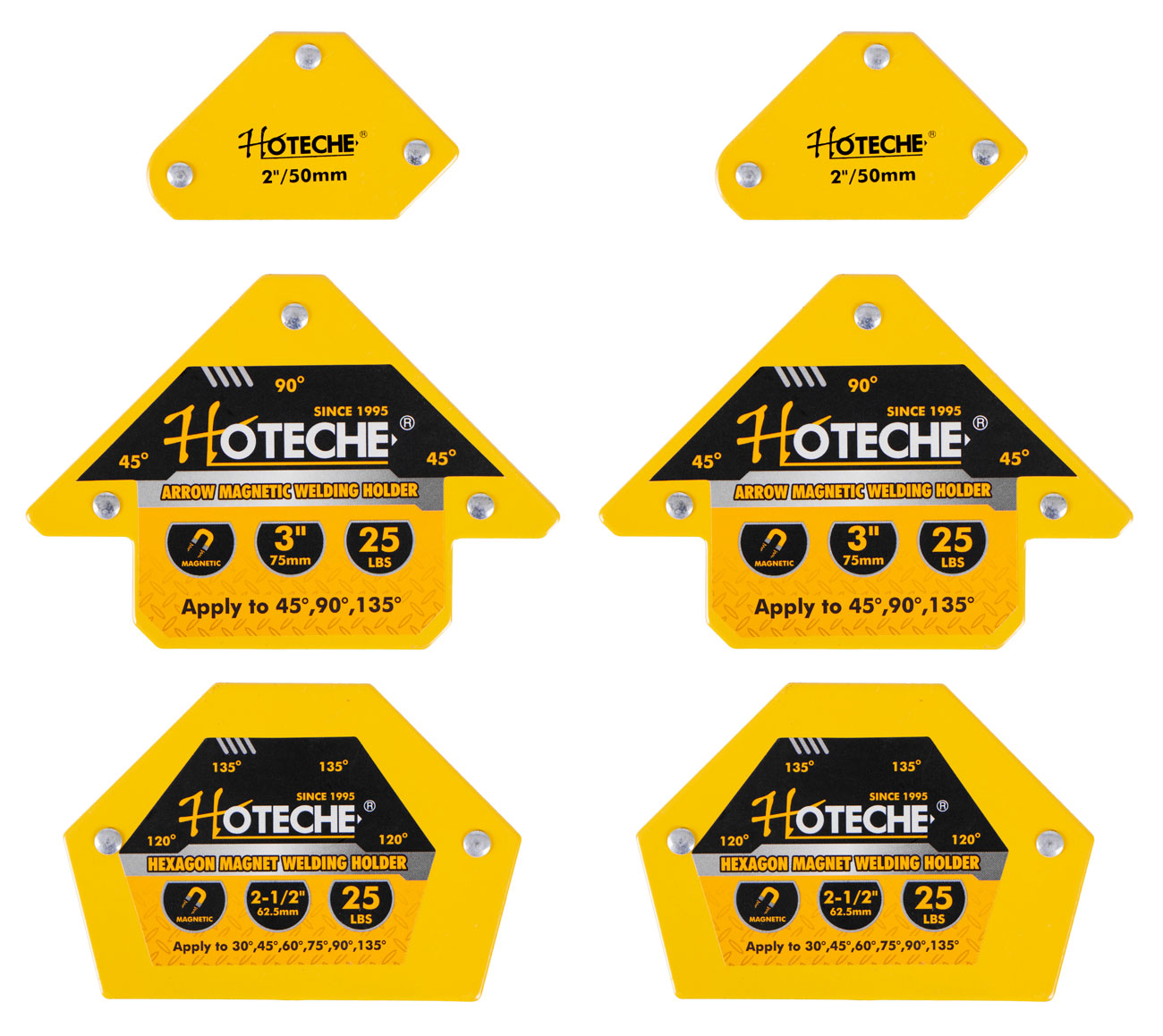 Technické parametre sady magnetických uhlovníkov - HT456068 Technické parametre sady magnetických uhlovníkov - HT456068