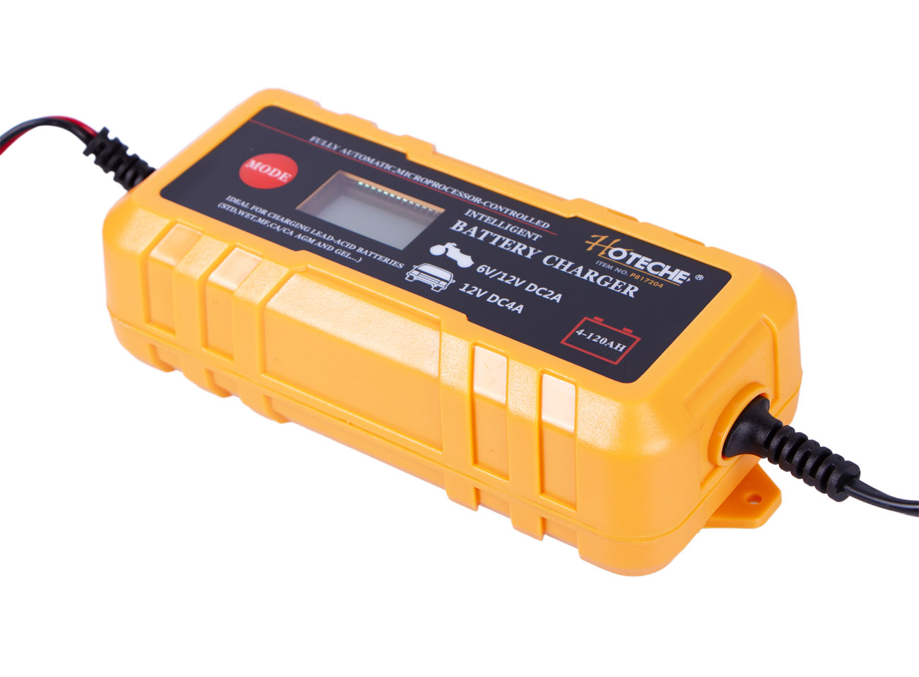 E-shop Inteligentná nabíjačka autobatérií 6V a 12V, LCD display - HTP817204