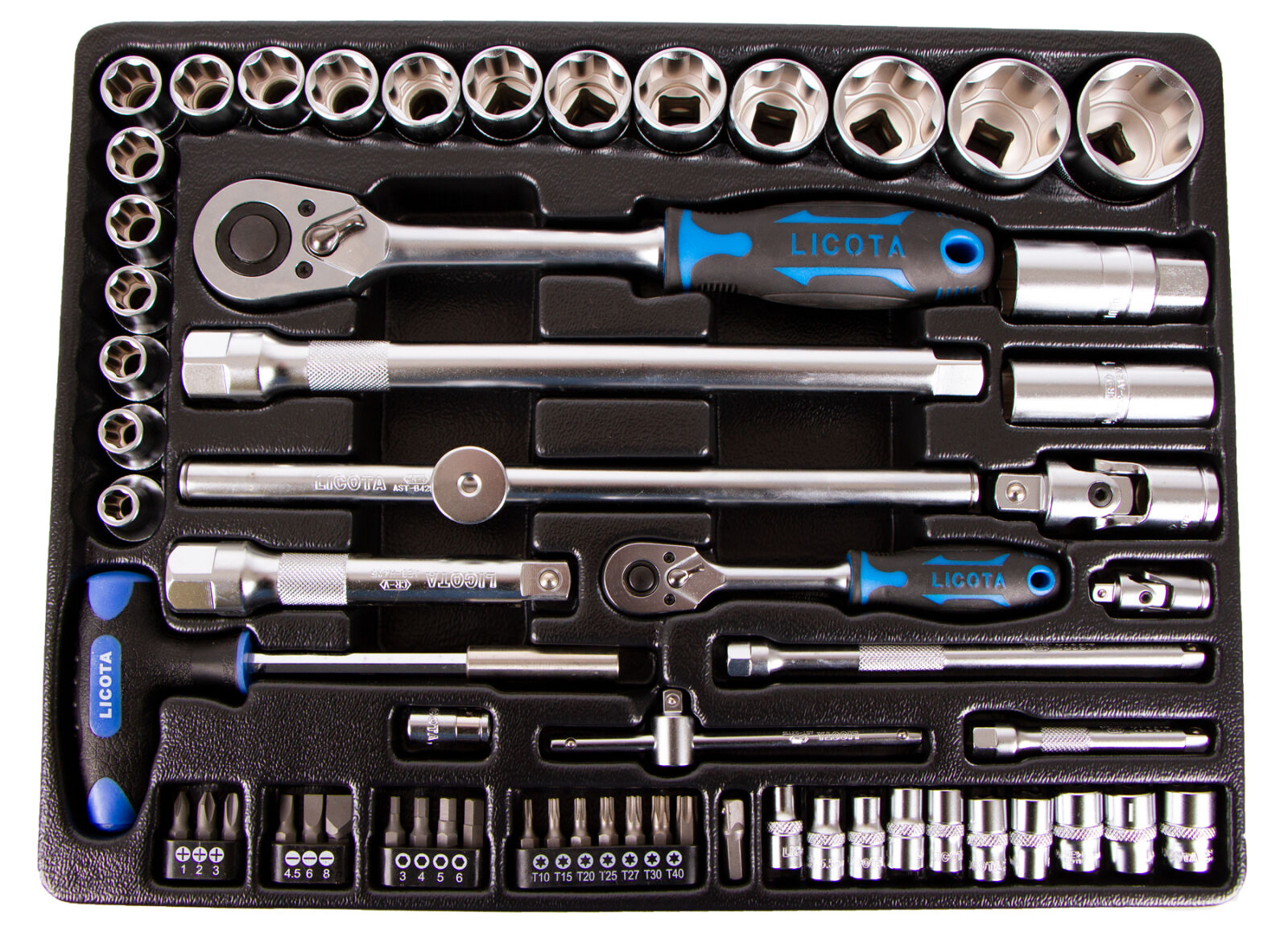 E-shop Gola sada do pojazdného vozíka 1/2" a 1/4", 60 ks - LIACK382001