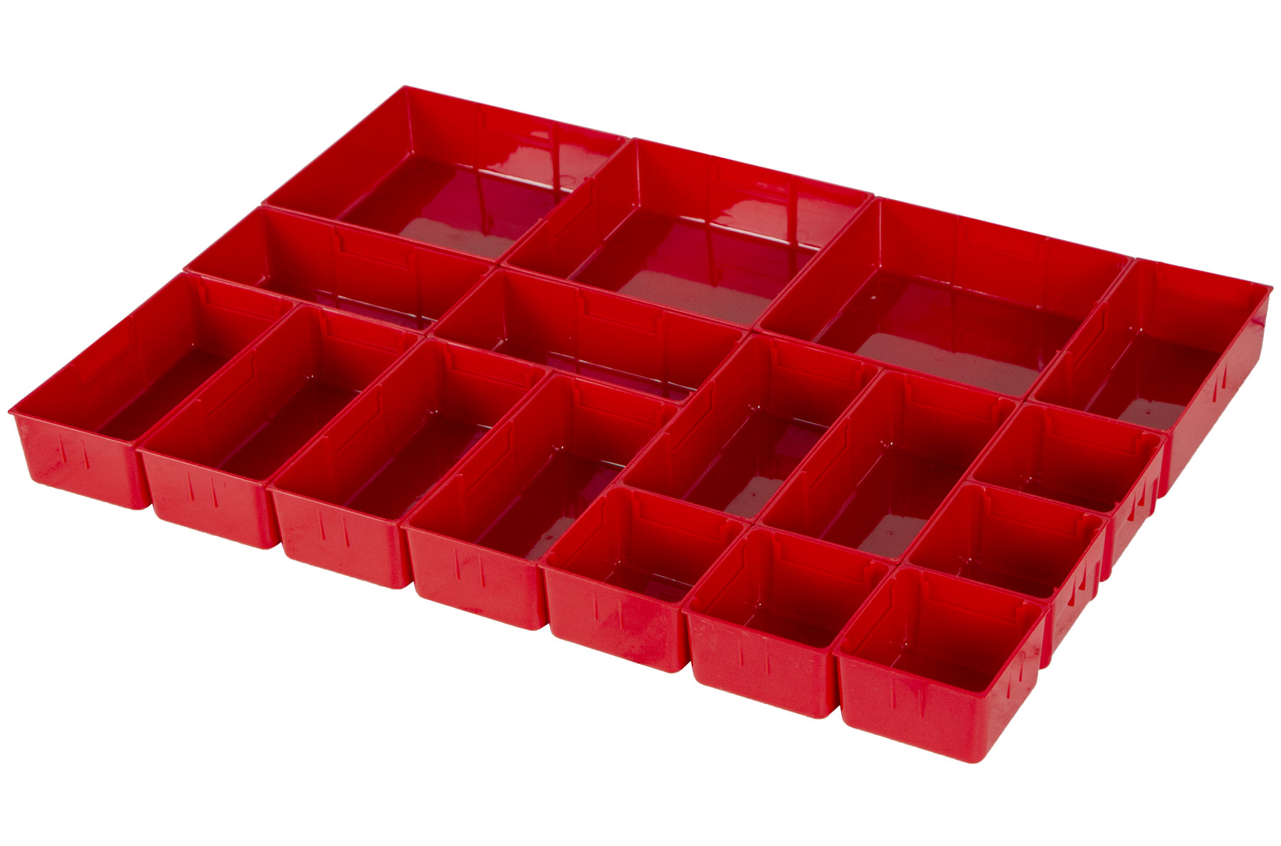 E-shop Plastové boxy do zásuviek, 17 ks - LT07
