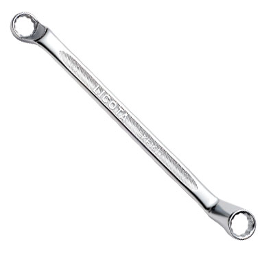 E-shop Obojstranný očkový kľúč 8x10 mm vyhnutý 75 ° (prstencový) - LIEKF0810