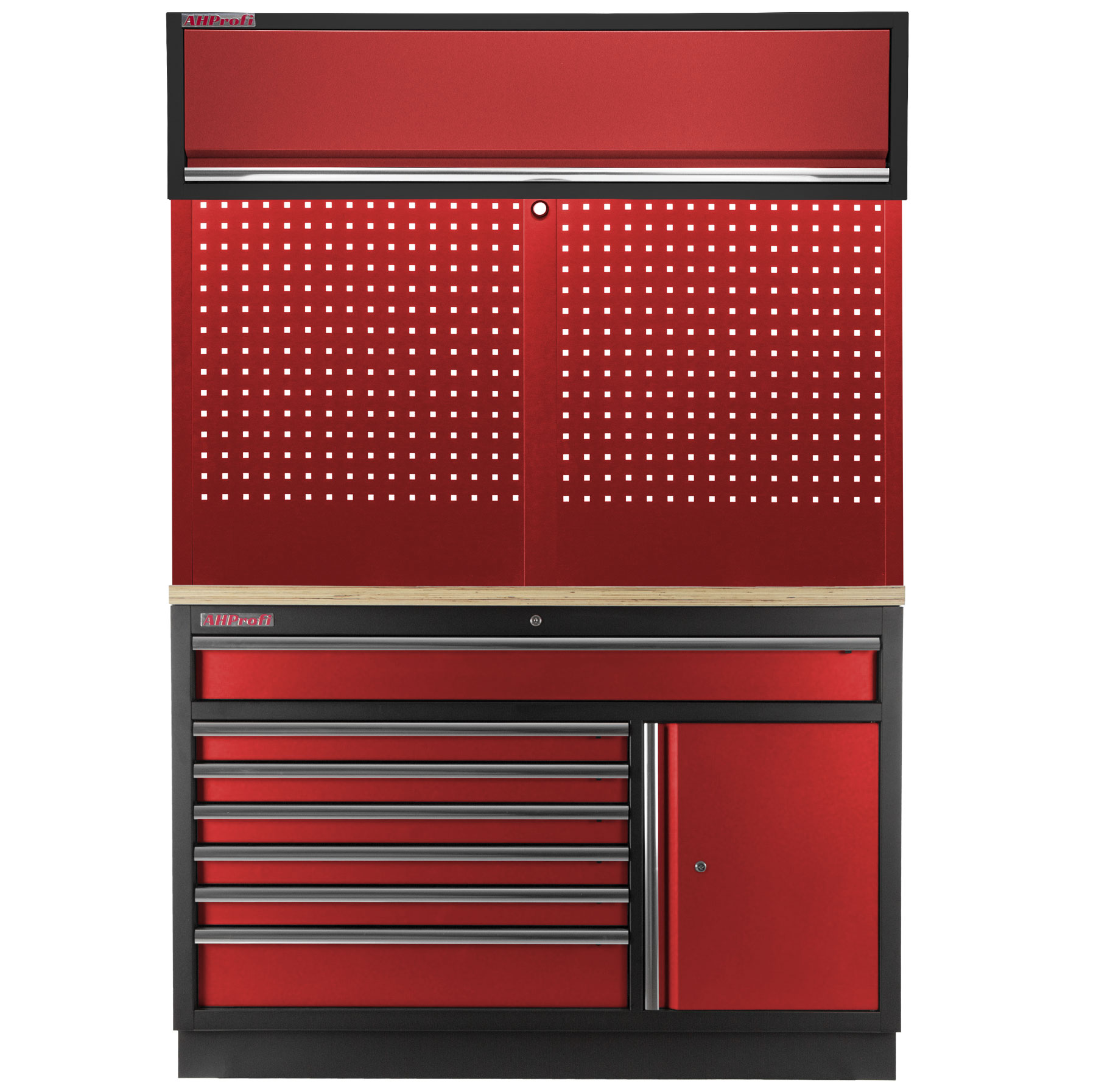 E-shop Dielenská zostava PROFI RED, 1360 x 495 x 2000 mm - RTGC1371BAL