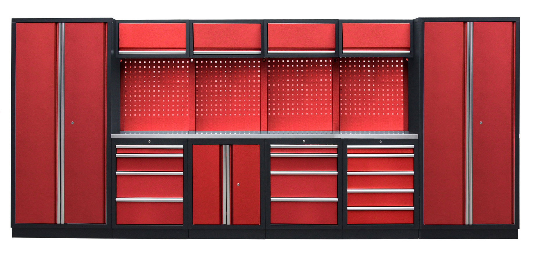 E-shop Kvalitný PROFI RED dielenský nábytok - 4535 x 2000 x 495 mm - RTGS1300A22