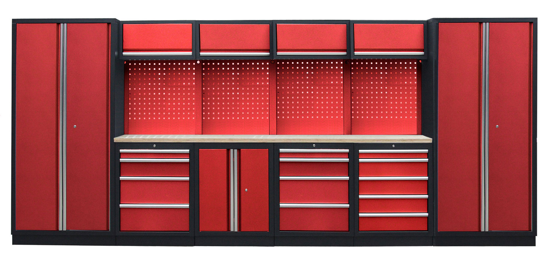 E-shop Kvalitný PROFI RED dielenský nábytok - 4535 x 2000 x 495 mm - RTGS1300A2
