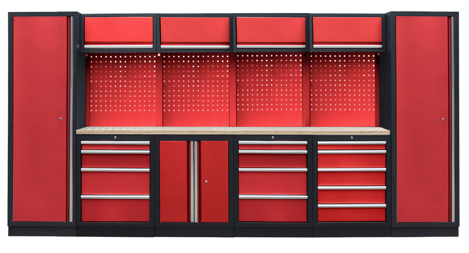 E-shop Kvalitný PROFI RED dielenský nábytok 3920 x 495 x 2000 mm - RTGS1300A8