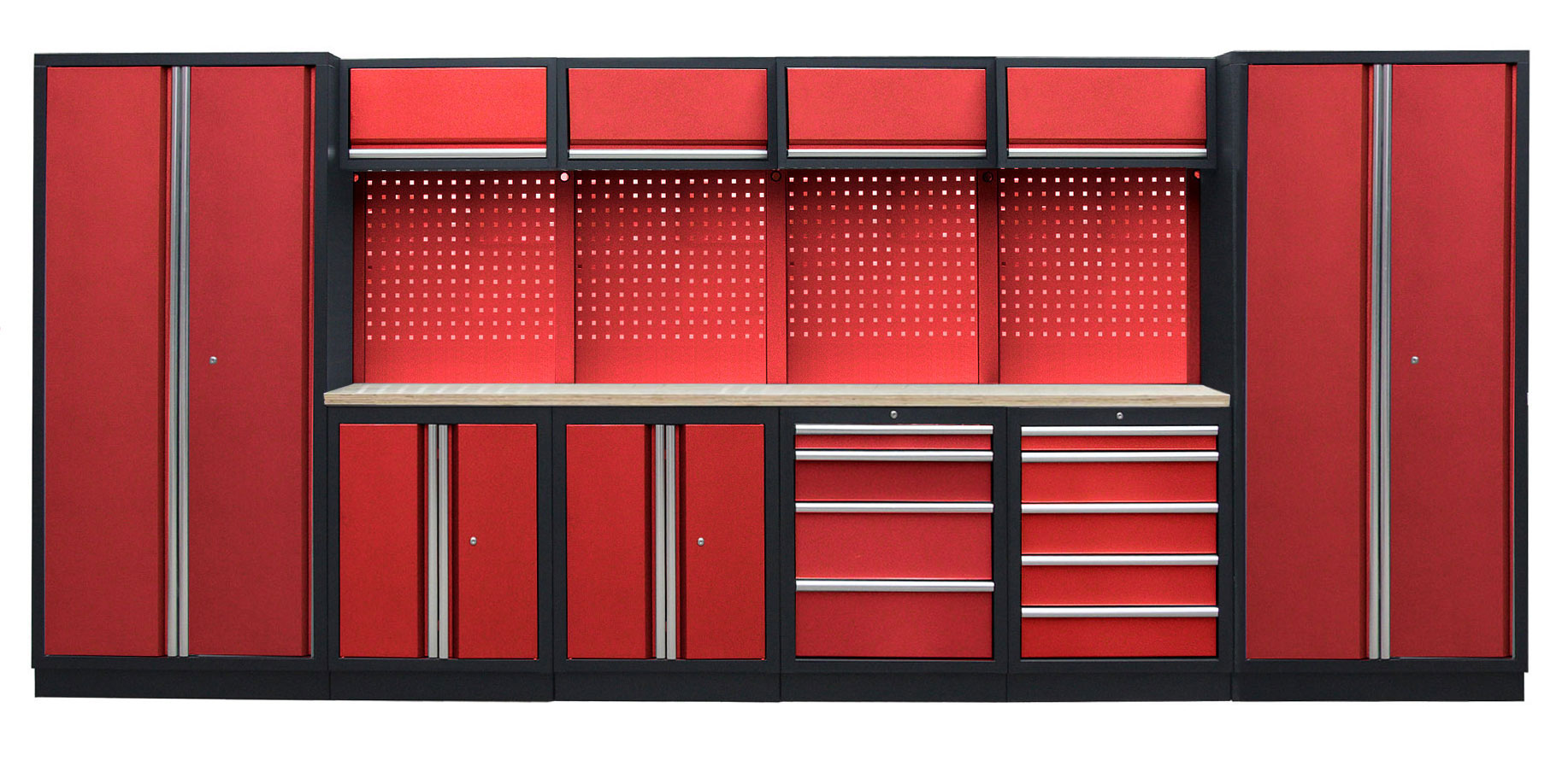 E-shop Kvalitný PROFI RED dielenský nábytok - 4535 x 495 x 2000 mm - RTGS1300AA2