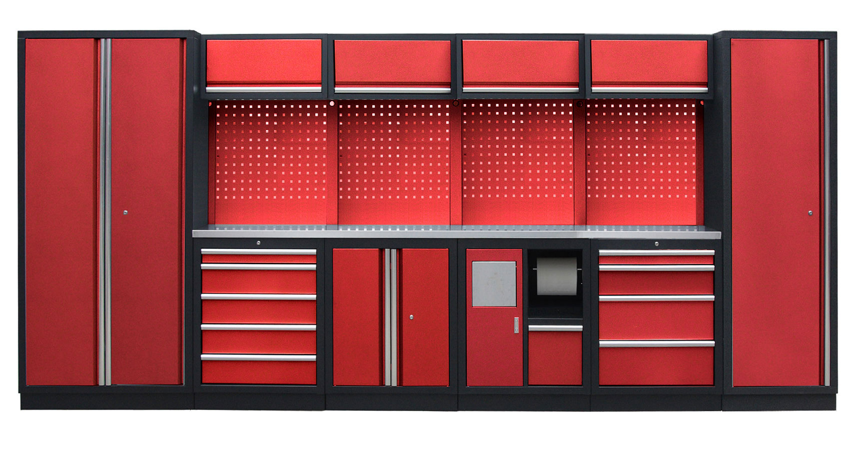 E-shop Kvalitný PROFI RED dielenský nábytok 4235 x 495 x 2000 mm - RTGS1300AG