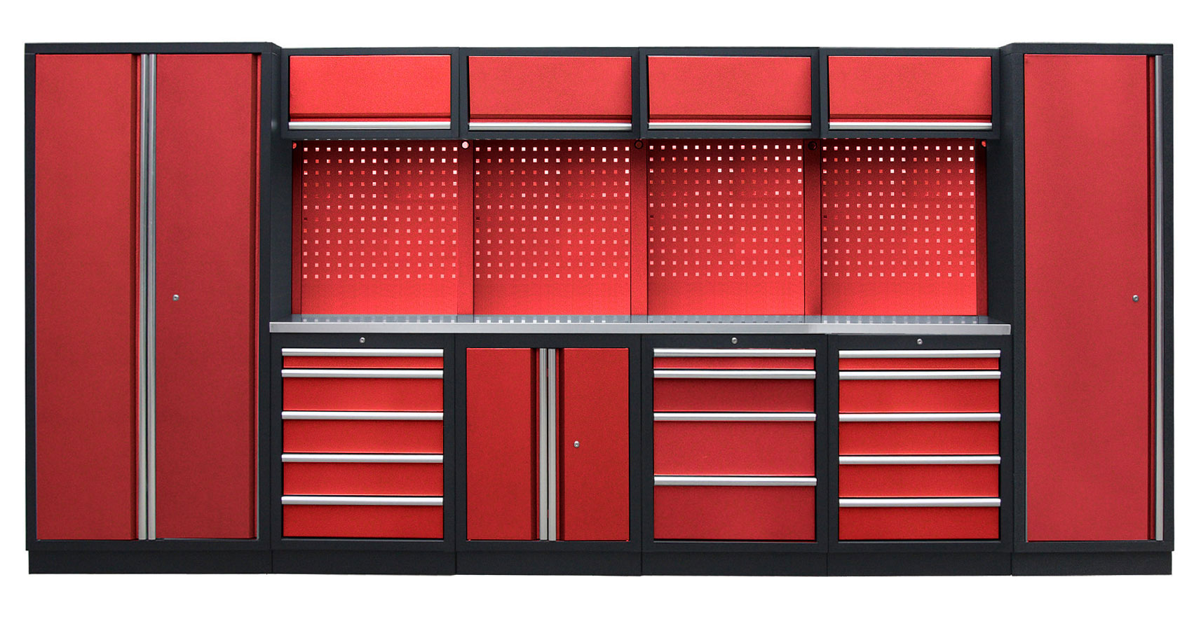 E-shop Kvalitný PROFI RED dielenský nábytok 4235 x 495 x 2000 mm - RTGS1300AL