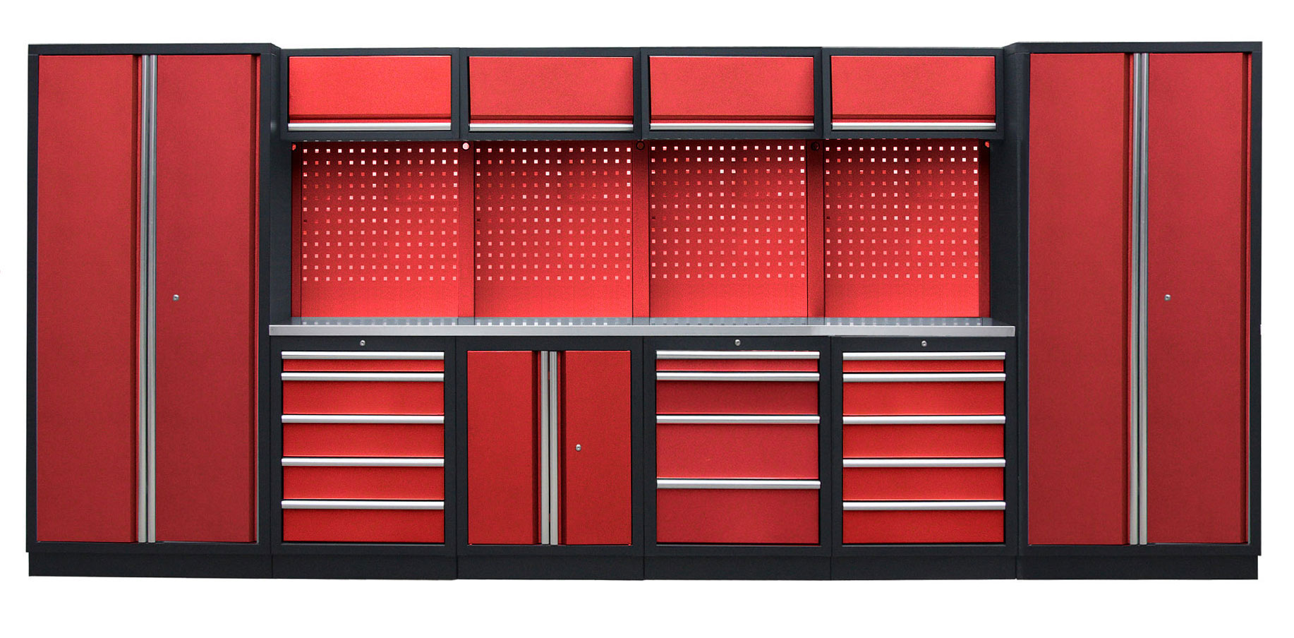 E-shop Kvalitný PROFI RED dielenský nábytok - 4535 x 2000 x 495 mm - RTGS1300AP