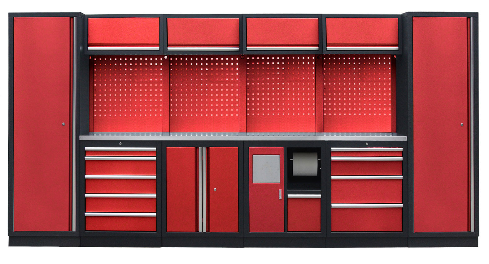 E-shop Kvalitný PROFI RED dielenský nábytok 3920 x 495 x 2000 mm - RTGS1301AY