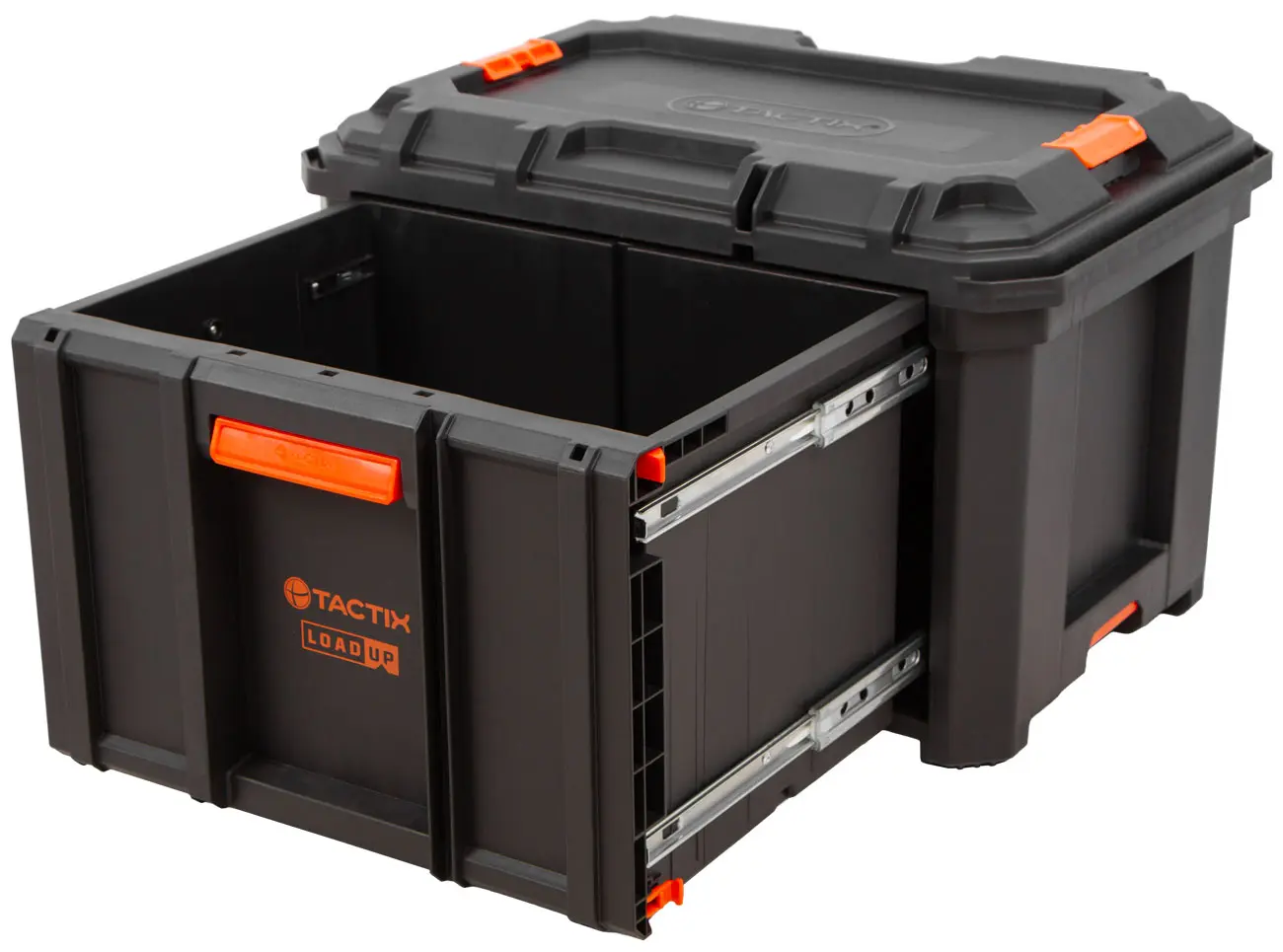 Vodotesný plastový box na náradie TACTIX - TC320421 Vodotesný plastový box na náradie TACTIX LOAD UP, 1 zásuvka - TC320421