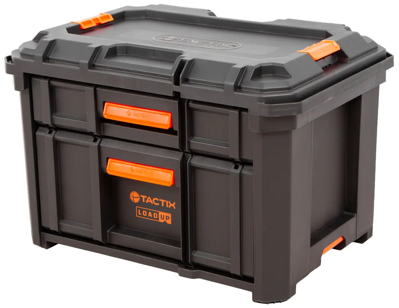 Fotografia produktu: Vodotesný plastový box na náradie Tactix LOAD UP, 2 zásuvky - TC320422