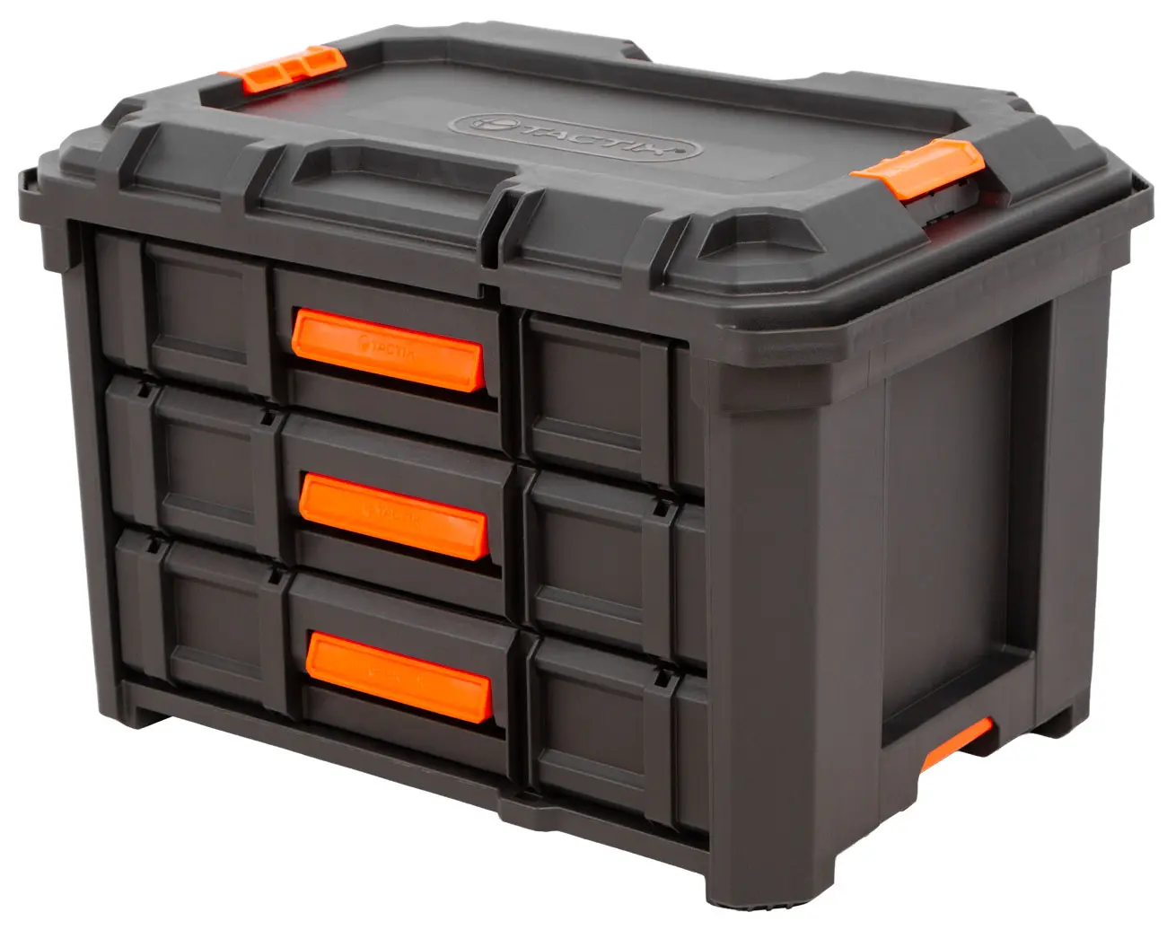 Fotografia produktu: Vodotesný plastový box na náradie Tactix LOAD UP, 3 zásuvky - TC320423