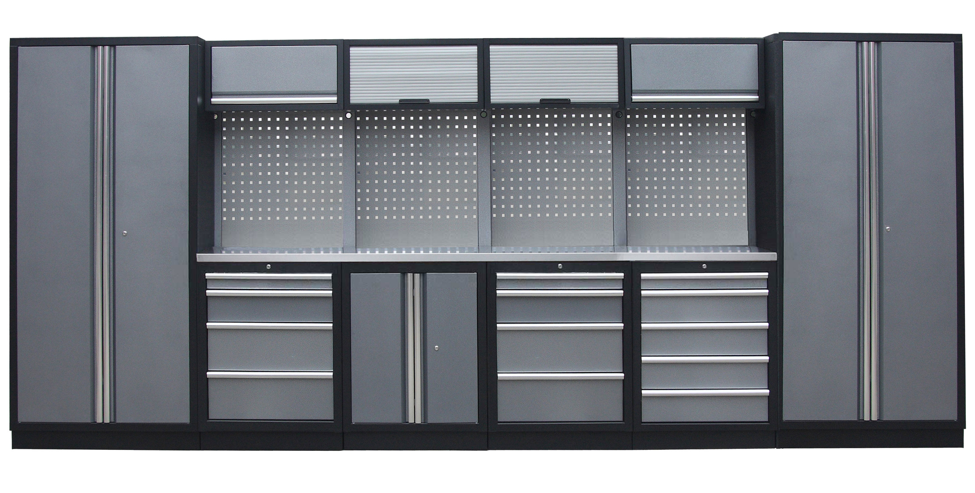 E-shop Kvalitný PROFI dielenský nábytok - 4535 x 2000 x 495 mm - TGS1300A11