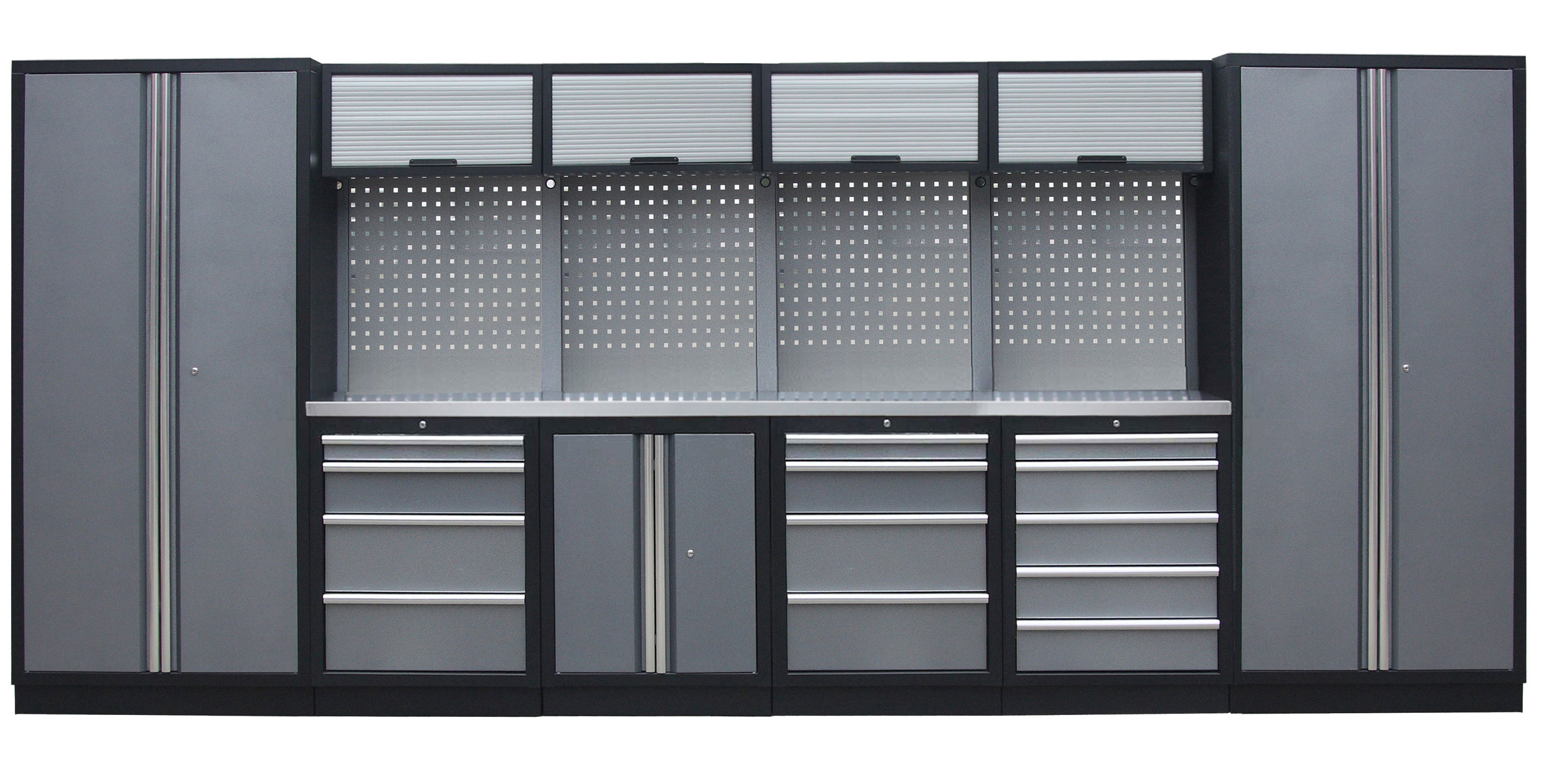 E-shop Kvalitný PROFI dielenský nábytok - 4535 x 2000 x 495 mm - TGS1300A33