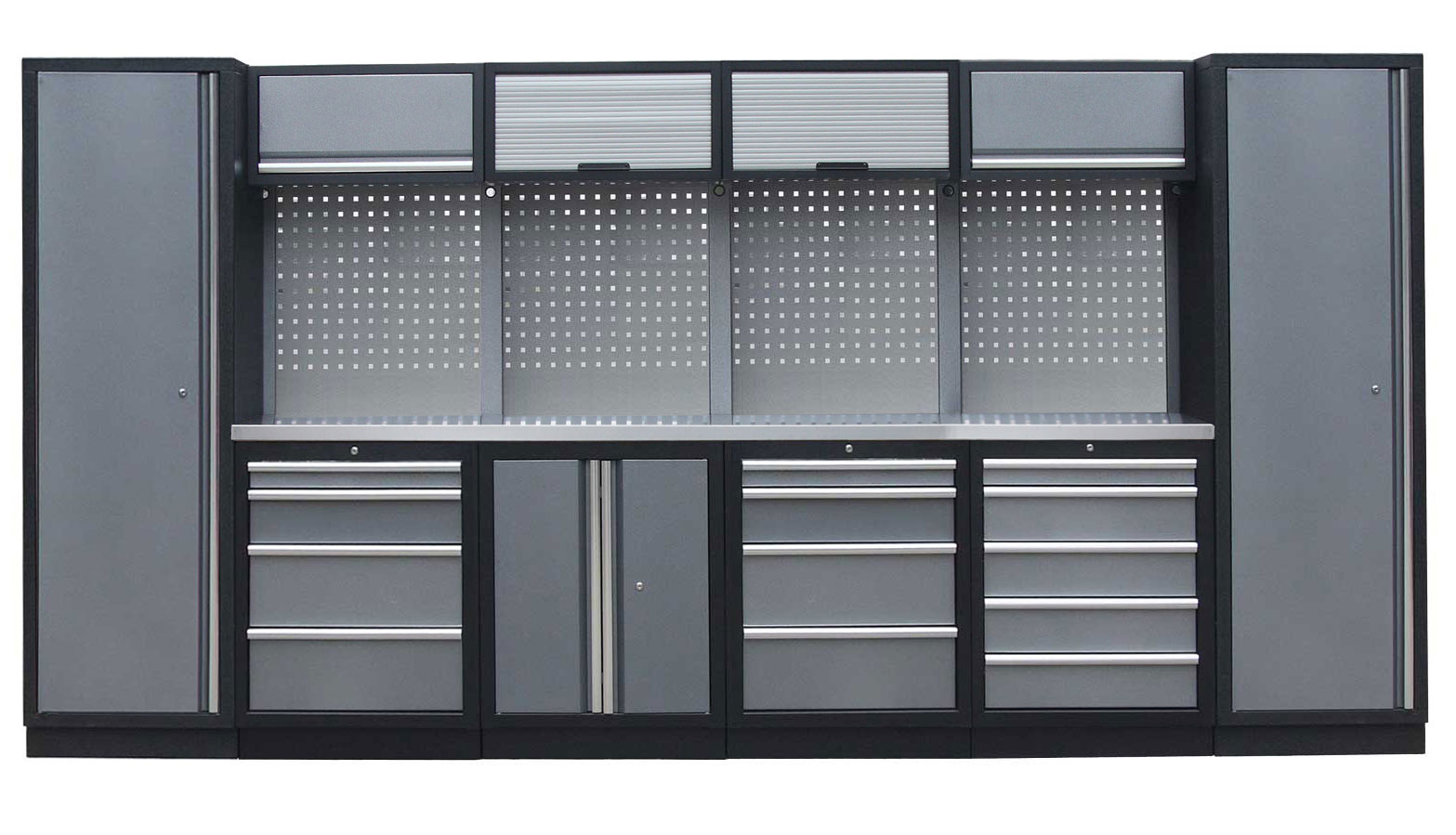 E-shop Kvalitný PROFI dielenský nábytok 3920 x 495 x 2000 mm - TGS1300A77