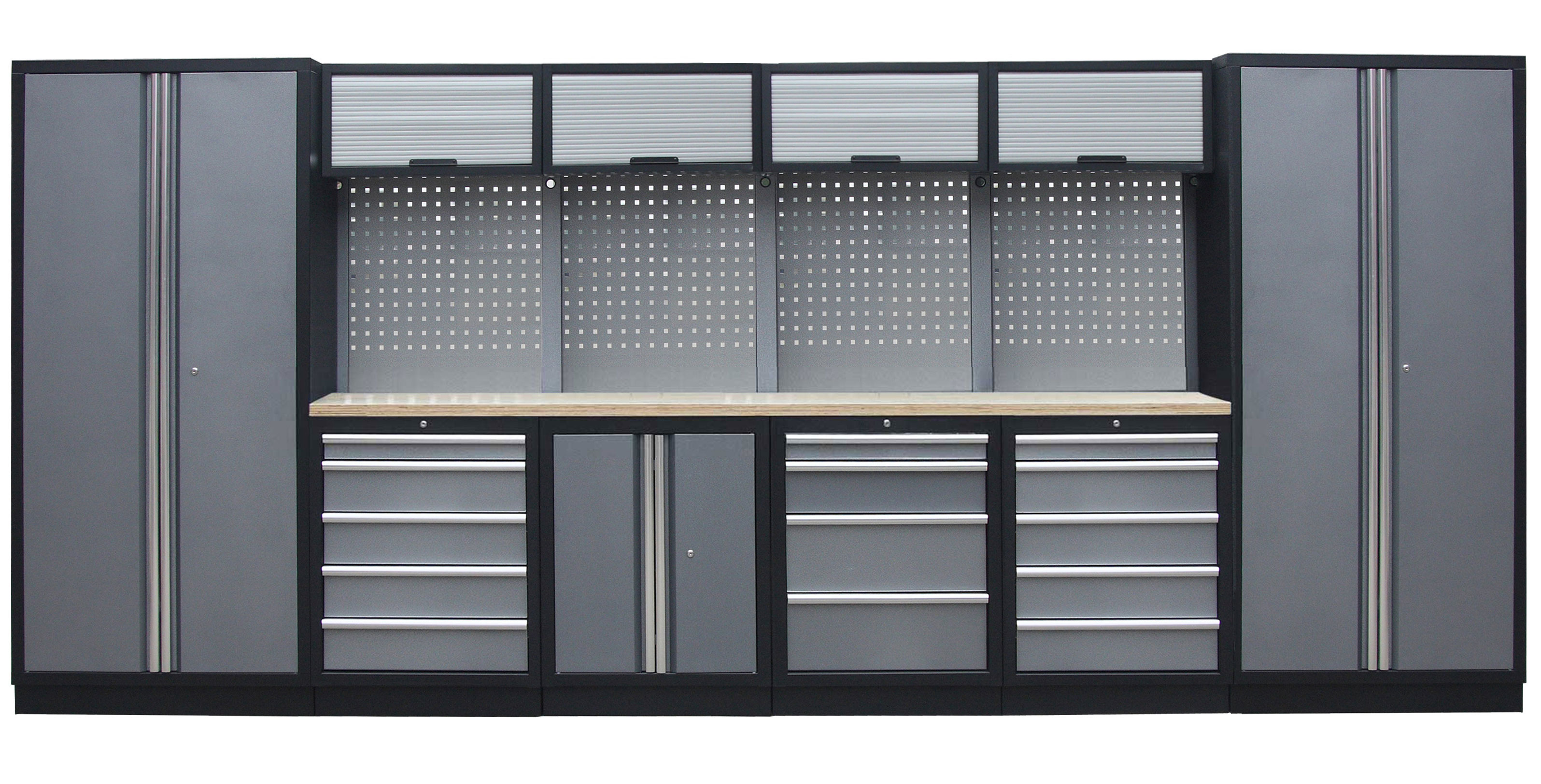 E-shop Kvalitný PROFI dielenský nábytok - 4535 x 2000 x 495 mm - TGS1300AI