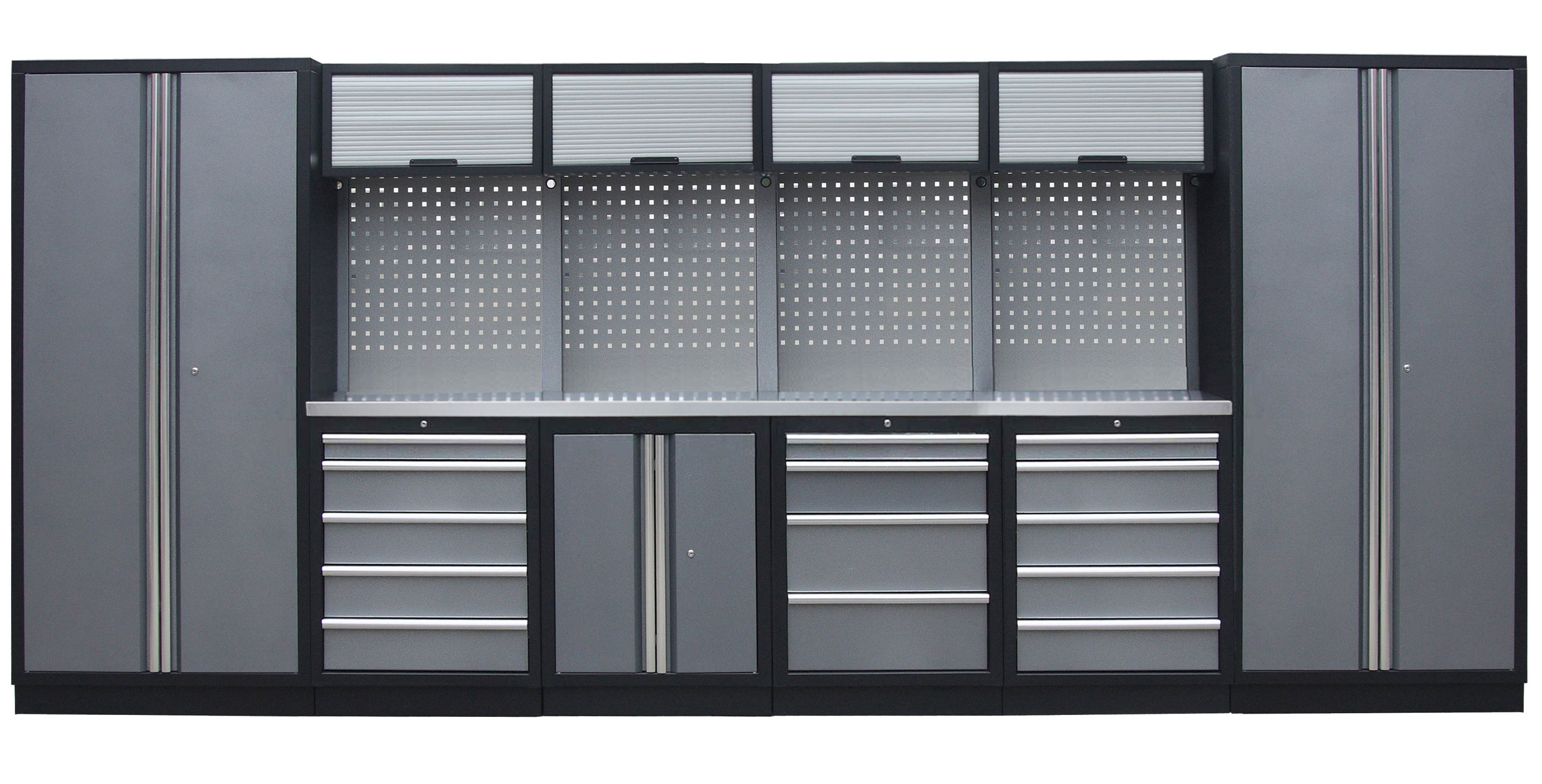E-shop Kvalitný PROFI dielenský nábytok - 4535 x 2000 x 495 mm - TGS1300AO