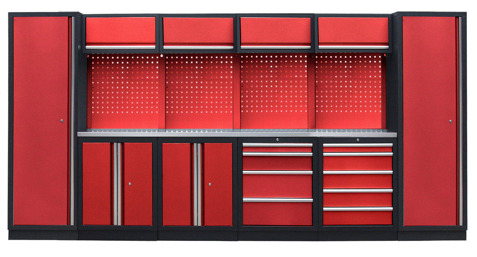 E-shop Kvalitný PROFI RED dielenský nábytok 3920 x 495 x 2000 mm - RTGS1300BB8